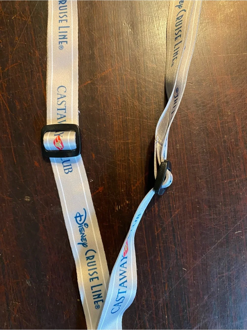 DCL Disney Cruise Line Castaway Club Silver Lanyard DCL Exclusive